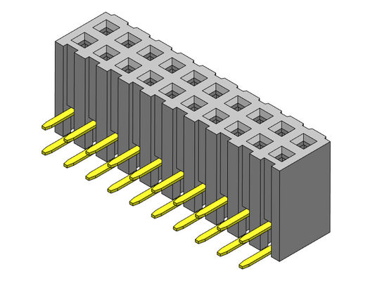 2,00 mm żeńskie listwy pinowe Dip TYPE 2 * 2PIN do 2 * 40PIN H = 4,85 mm