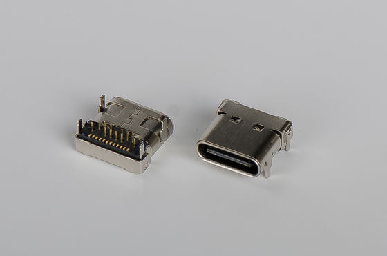 Żeńskie złącze USB 3.1 Odwracalne złącze typu C SMT Dip 1,2 mm 10000 cykli min