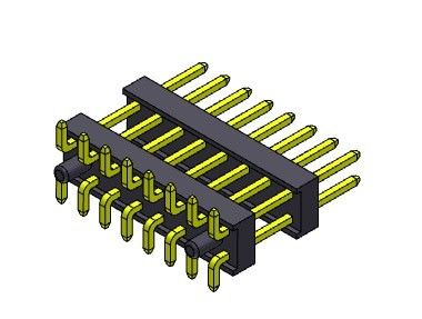 Złącze wtykowe 2,54 mm Podwójne rzędy SMT TYP Z kołkami 2 * 2PIN do 2 * 40PIN