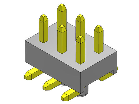 Złącze wtykowe 2,54 mm Podwójne rzędy SMT TYP Z kołkami 2 * 2PIN do 2 * 40PIN H = 2,54 MM