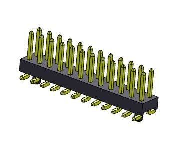 Złącze wtykowe 2,54 mm Podwójne rzędy SMT TYP Z kołkami 2 * 2PIN do 2 * 40PIN H = 2,54 MM