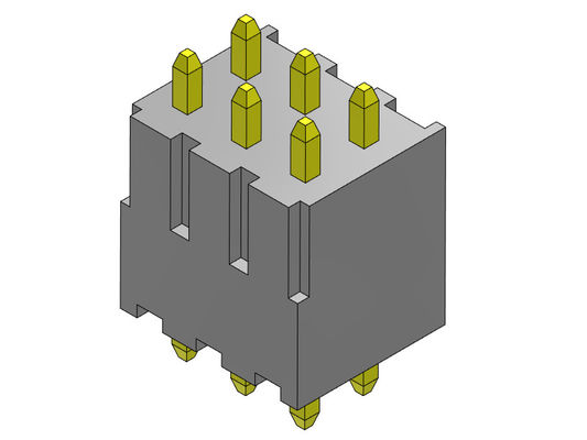 Złącze wtykowe 2,54 mm dwurzędowe DIP TYP 2 * 2PIN do 2 * 40PIN H = 7,40 MM