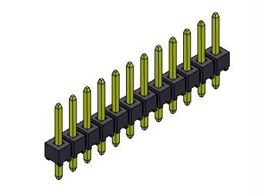 Złącze wtykowe 2,54 mm jednorzędowe DIP TYP 1 * 2PIN do 1 * 40PIN H = 2,54 MM