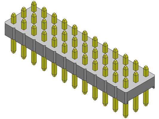 Złącze wtykowe 2,54 mm trzyrzędowe DIP TYP 3 * 2PIN do 3 * 40PIN H = 2,54 MM