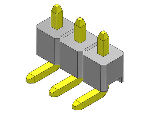 Złącze listwy pinowej 2,54 mm jednorzędowe R / A TYP 1 * 2PIN do 1 * 40PIN H = 2,54 MM