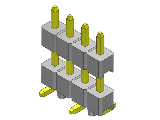 Złącze wtykowe 2,54 mm Podwójne rzędy SMT TYP Z kołkami 1 * 2PIN do 1 * 40PIN H = 2,54 MM