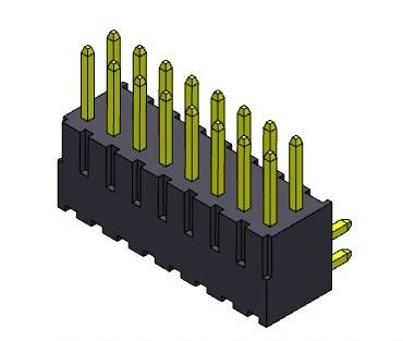 Złącze wtykowe 2,54 mm jednorzędowe R / A TYPE 2 * 2PIN do 2 * 40PIN H = 7,40 MM