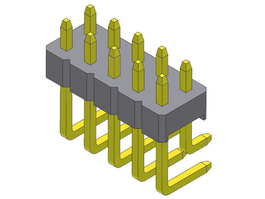 Złącze wtykowe 2,00 mm Dwurzędowe kątowe TYP 2 * 2PIN do 2 * 40PIN H = 2,00 MM