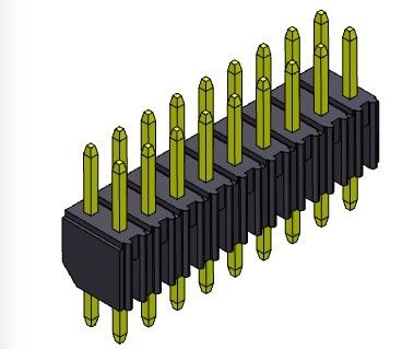 2,00 mm Złącze nagłówka PCB Dwurzędowy typ dip 2 * 2PIN do 2 * 40PIN H = 4,00 MM