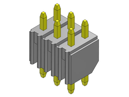 2,00 mm Złącze nagłówka PCB Dwurzędowy typ dip 2 * 2PIN do 2 * 40PIN H = 4,00 MM