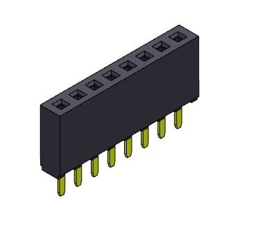 Żeńskie złącze nagłówka 2,54 mm jednorzędowe dip TYP 1 * 2PIN do 1 * 40PIN H = 8,50 mm