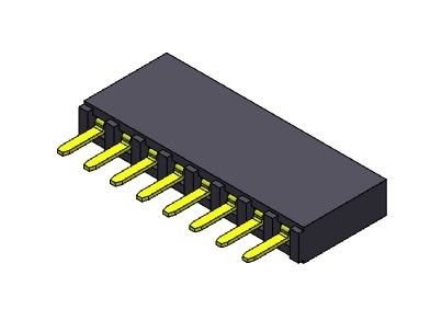Żeńskie złącze nagłówka 2,54 mm jednorzędowe dip TYP 1 * 2PIN do 1 * 40PIN H = 8,50 mm