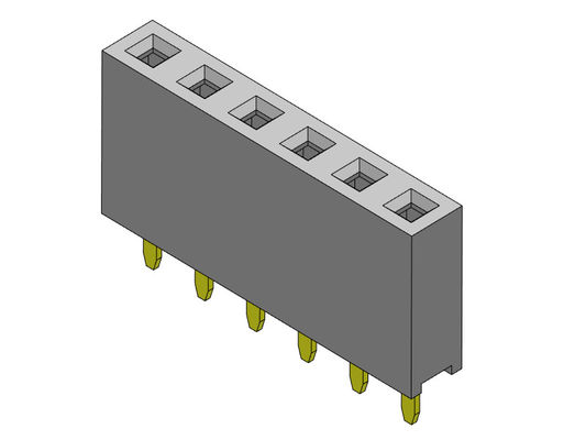 Żeńskie złącze nagłówka 2,54 mm jednorzędowe dip TYP 1 * 2PIN do 1 * 40PIN H = 7,10 mm