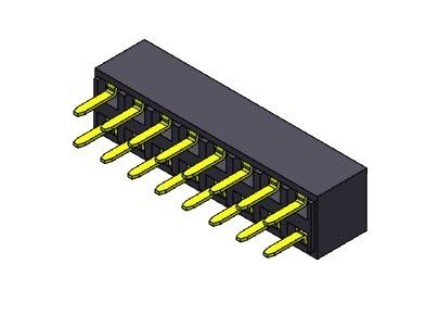 Żeńskie złącze nagłówka 2,54 mm dwurzędowe dip TYP 2 * 2PIN do 2 * 40PIN H = 5,00 mm