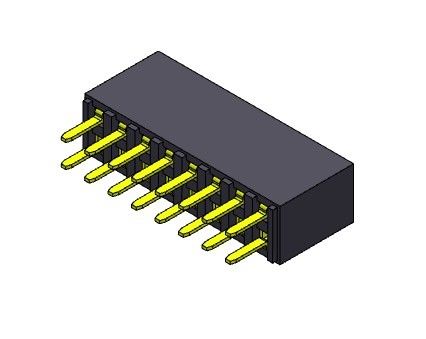 Żeńskie złącze nagłówka 2,54 mm dwurzędowe dip TYP 2 * 2PIN do 2 * 40PIN H = 8,50 mm