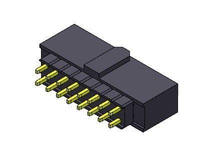 2 * 2PIN do 2 * 40PIN żeński nagłówek 2,54 mm dwurzędowy podwyższony TYP wciskania