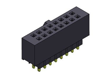 2 * 2PIN do 2 * 40PIN żeński nagłówek 2,54 mm dwurzędowy podwyższony TYP wciskania