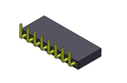 Złącze żeńskie Header 2,54 mm Kątowy dip TYP 1 * 2PIN do 1 * 40PIN H = 8,50 mm