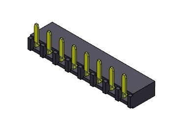 Złącze żeńskie Header 2,54 mm Kątowy dip TYP 1 * 2PIN do 1 * 40PIN H = 5,00 mm