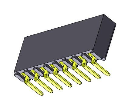 2.54mm Kątowe złącze PCB Header Pin Header Female Dip TYP 1 * 2PIN do 1 * 40PIN