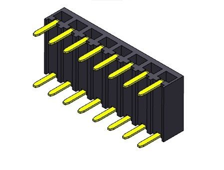 2,54 mm jednorzędowe złącze zanurzeniowe Typ 1 * 2PIN do 1 * 40PIN H = 3,40 mm