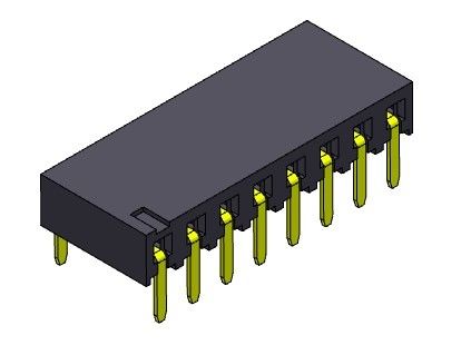 2,54 mm jednorzędowe złącze zanurzeniowe Typ 1 * 2PIN do 1 * 40PIN H = 3,40 mm