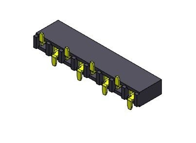 Złącze żeńskie 2,54 mm jednorzędowe SMT TYP 1 * 2PIN do 1 * 40PIN H = 5,00 mm