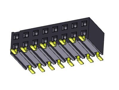 2,54 mm Złącze PCB Header Dwurzędowe złącze do montażu powierzchniowego 2 * 2PIN do 2 * 40PIN