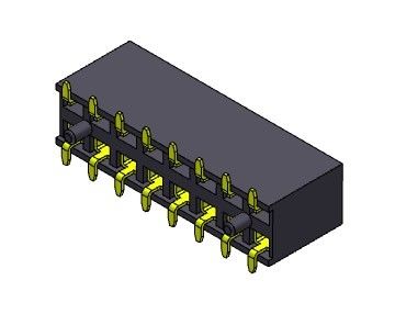 Złącze żeńskie 2,54 mm dwurzędowe SMT TYP 2 * 2PIN do 2 * 40PIN H = 7,10 mm