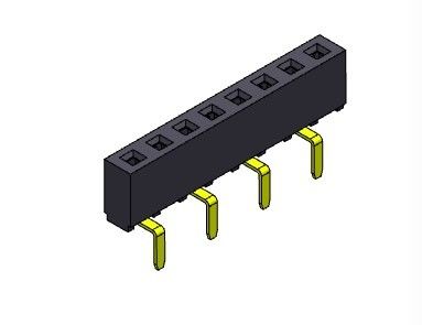 Złącze żeńskie 2,54 mm jednorzędowe podwójne wejście TYP 1 * 2PIN do 1 * 40PIN H = 5,00 mm