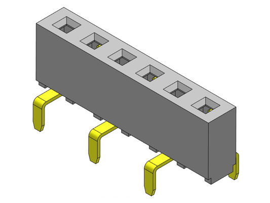Złącze żeńskie 2,54 mm jednorzędowe podwójne wejście TYP 1 * 2PIN do 1 * 40PIN H = 5,00 mm