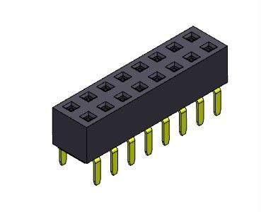 Żeńskie złącze nagłówka 2,54 mm dwurzędowe podwójne wejście TYP 2 * 2PIN do 2 * 40PIN H = 5,00 mm