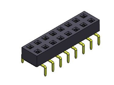 Żeńskie złącze nagłówka 2,54 mm dwurzędowe podwójne wejście TYP 2 * 2PIN do 2 * 40PIN H = 3,00 mm