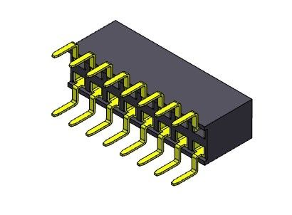 Żeńskie złącze nagłówka 2,54 mm dwurzędowe podwójne wejście TYP 2 * 2PIN do 2 * 40PIN H = 7,10 mm