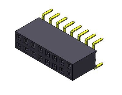 Złącze żeńskie 2,54 mm z podwójnym rzędem, podwójnym wejściem, 2 * 2PIN do 2 * 40PIN
