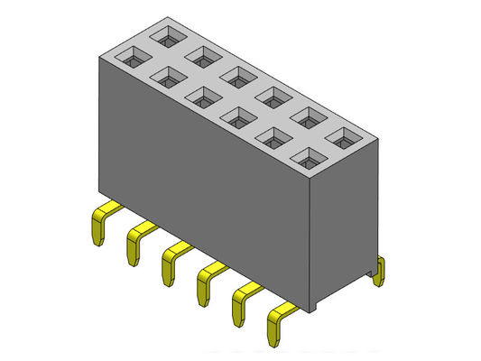 Złącze żeńskie 2,54 mm z podwójnym rzędem, podwójnym wejściem, 2 * 2PIN do 2 * 40PIN