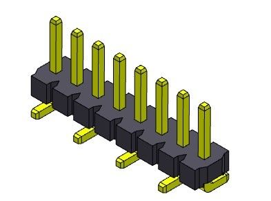 Złącze wtykowe 3,96 mm jednorzędowe SMT TYP 1 * 2PIN do 1 * 24PIN H = 3,18 MM