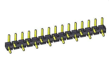 Złącze wtykowe 5,08 mm jednorzędowe SMT TYP 1 * 2PIN do 1 * 20PIN H = 2,54 MM