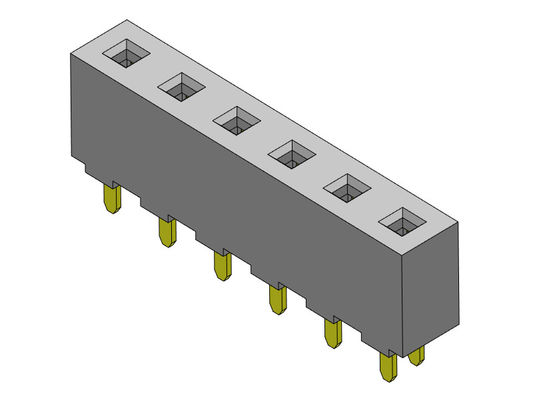 Złącze żeńskie 5,08 mm jednorzędowe DIP TYP 1 * 2PIN do 1 * 20PIN H = 8,90 mm