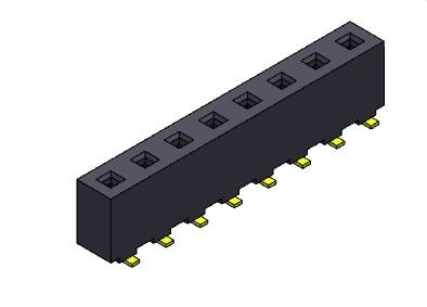 Złącze żeńskie 5,08 mm jednorzędowe SMT TYP 1 * 2PIN do 1 * 20PIN H = 8,90 mm