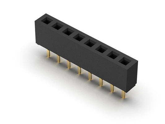Żeńskie złącze nagłówka 2,00 mm jednorzędowe dip TYP 1 * 2PIN do 1 * 40PIN H = 4,30 mm