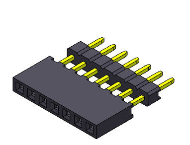 Żeńskie złącze nagłówka 2,00 mm Jednorzędowe podniesione typu 1 * 2PIN do 1 * 40PIN