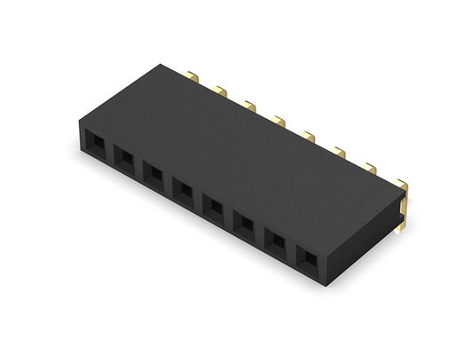 Złącze żeńskie 2,00 mm jednorzędowe R/A Dip TYP 1 * 2PIN do 1 * 40PIN H = 6,35 mm