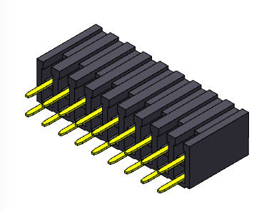 Żeńskie złącze nagłówka 2,00 mm dwurzędowe dip TYP 2 * 2PIN do 2 * 40PIN H = 7,20 mm