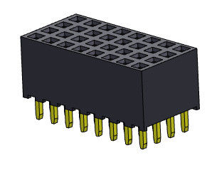 Żeńskie złącze nagłówka 2,00 mm Quad Row Dip TYP 4 * 2PIN do 4 * 40PIN H = 6,35 mm