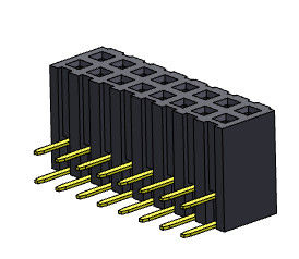 2,00 mm żeńskie listwy pinowe Dip TYPE 2 * 2PIN do 2 * 40PIN H = 4,85 mm