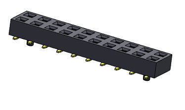 Dwurzędowy żeński nagłówek SMT TYP 2.54 2 * 2PIN do 2 * 40PIN H = 2,00 mm