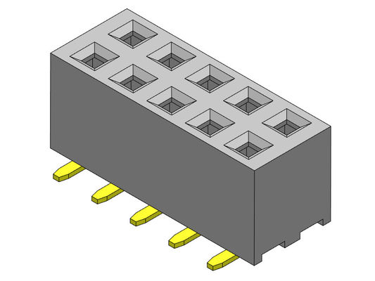 Złącze żeńskie 2,00 mm dwurzędowe SMT TYP 2 * 2PIN do 2 * 40PIN H = 4,00 mm