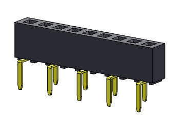 2,00 mm Jednorzędowe gniazdo żeńskie Podwójne wejście DIP TYP 1 * 2PIN do 1 * 40PIN