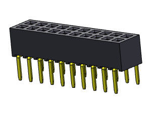 DIP TYPE Pin żeńskie złącze żeńskie Header Socket 2.00mm Dual Row
